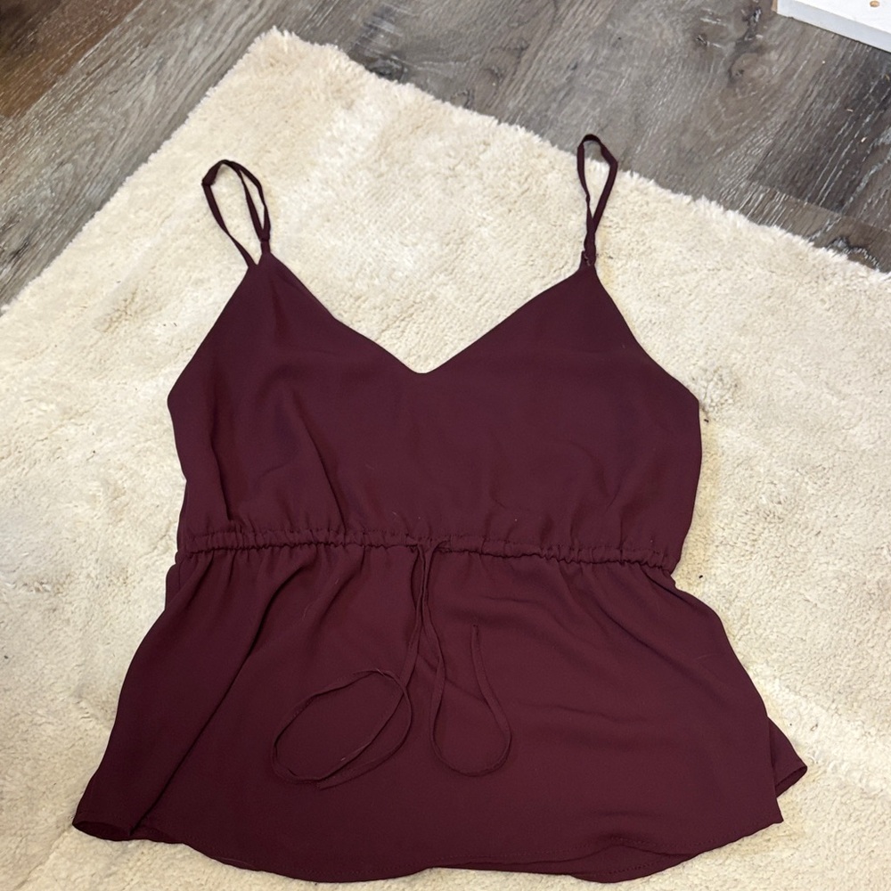 Babaton Deep Burgundy Camisole Top
